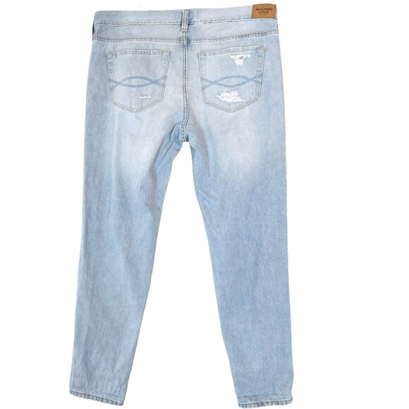 Abercrombie & Fitch Distressed Jeans W29 Light Wash Ripped Y2K Cali Surfer 2010s - Picture 2 of 9